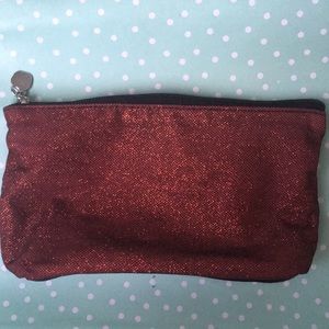 LANCÔME DARK GLITTER RED MAKEUP BAG